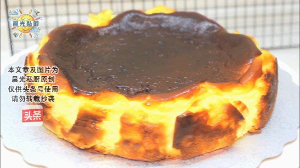 西班牙巴斯克焦香芝士蛋糕,6寸咖啡巴斯克芝士蛋糕配方