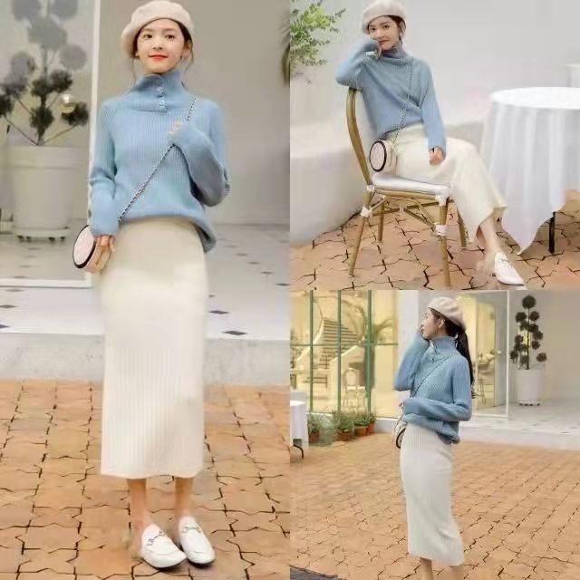 冬季半身裙保暖又好看穿搭,最洋气时髦的半身裙冬款穿搭