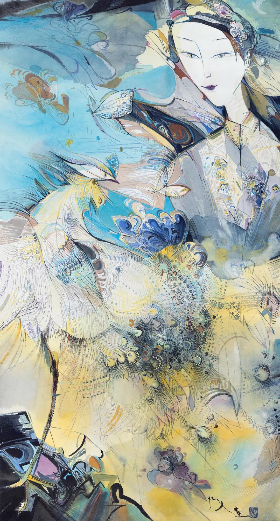 赵怡文中国画作品展,江苏书画院名家