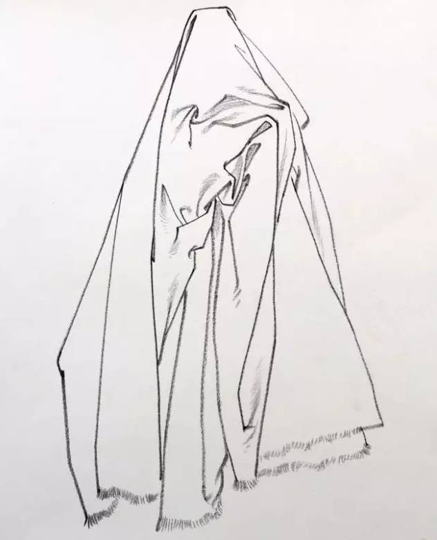 大块衣褶画法,衣褶不好看