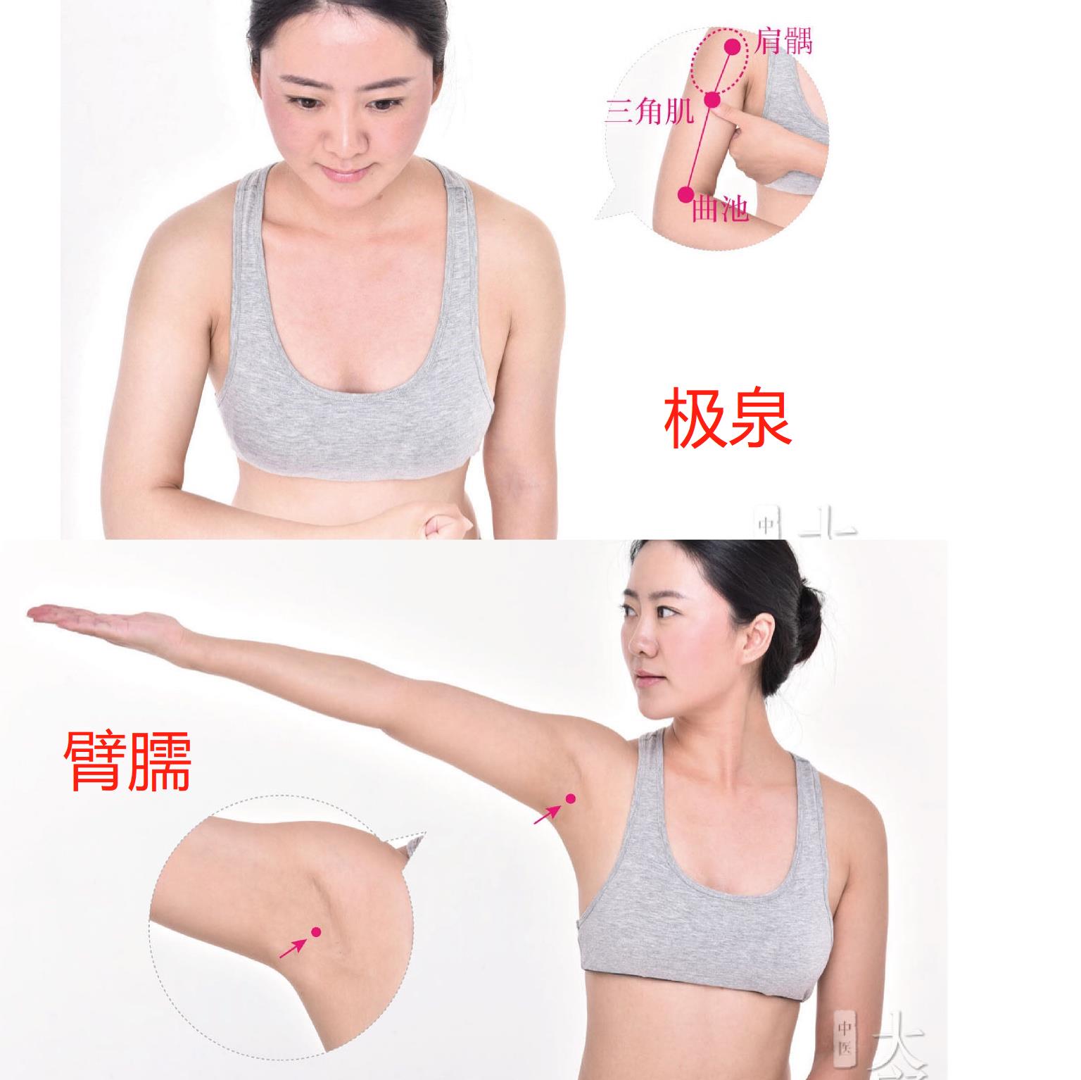胳膊特别胖怎么减,胳膊经络按摩法