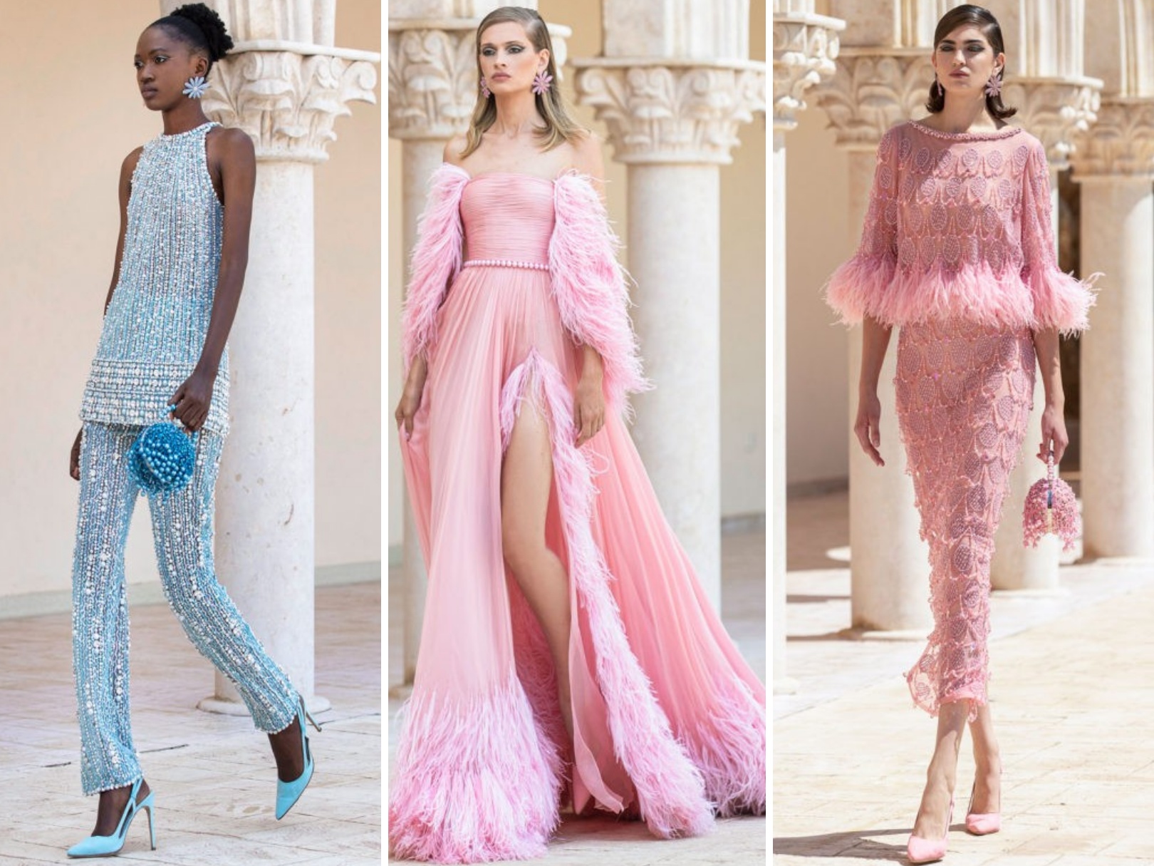 georgeshobeika高定秀红色,georgeshobeika2023春夏高定