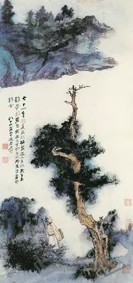 张大千经典十幅,张大千100幅经典作品