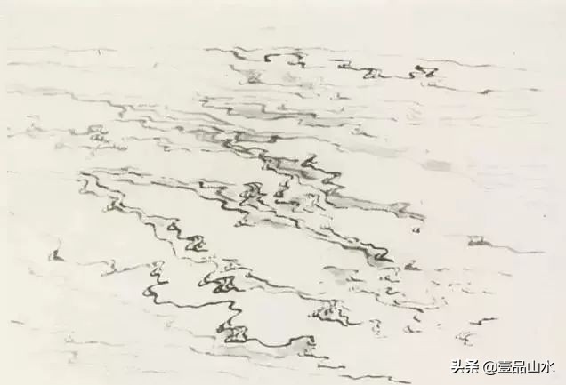 国画山水的水的画法,国画水的画法视频教程