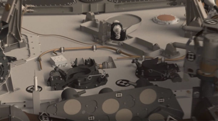 好奇号火星探测器视频,好奇号火星探测器登陆火星