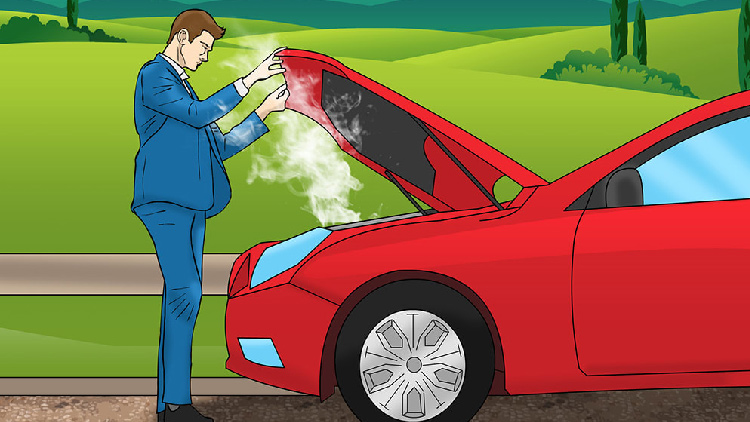 引擎高温提示是什么原因,引擎过热怎么临时解决