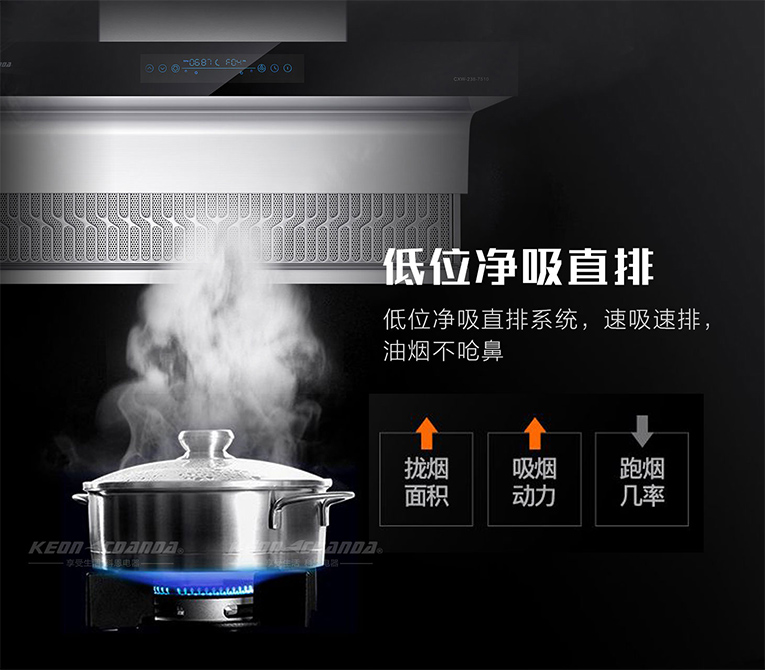 科恩油烟机3520侧吸尺寸,科恩烟机7310演示视频