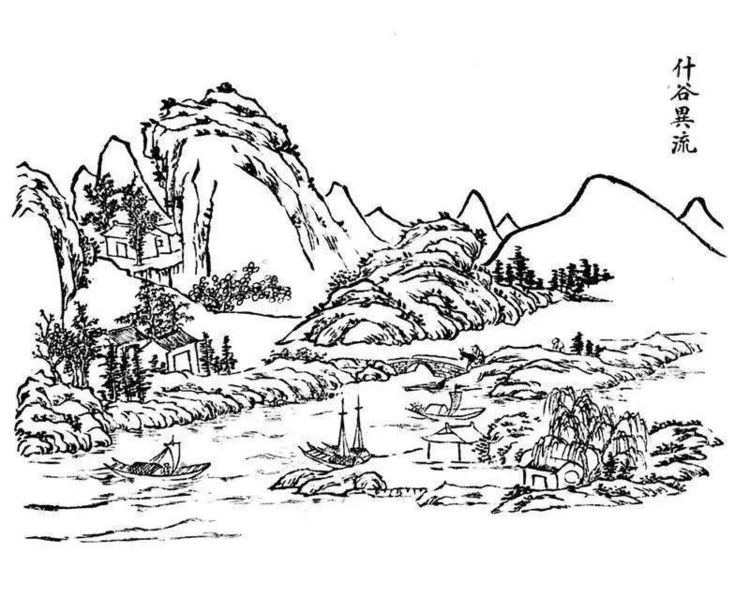 水绘园太极,水太极绘画