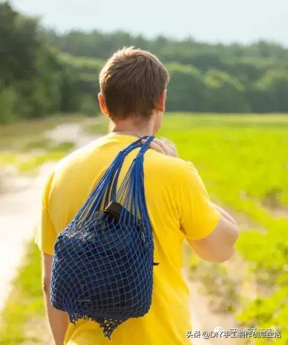 挂式收纳网袋钩织,钩织各种购物网袋收纳神器教程