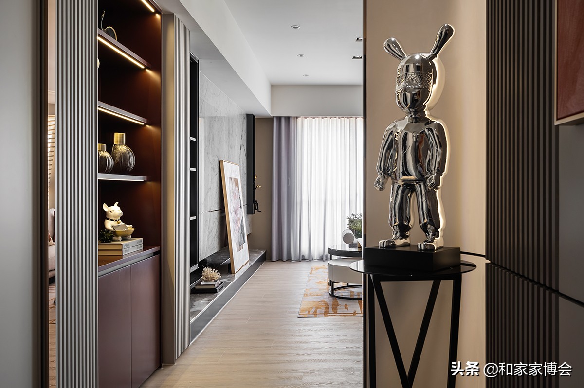 轻奢风家宅设计｜以设计细节堆叠精致生活情调