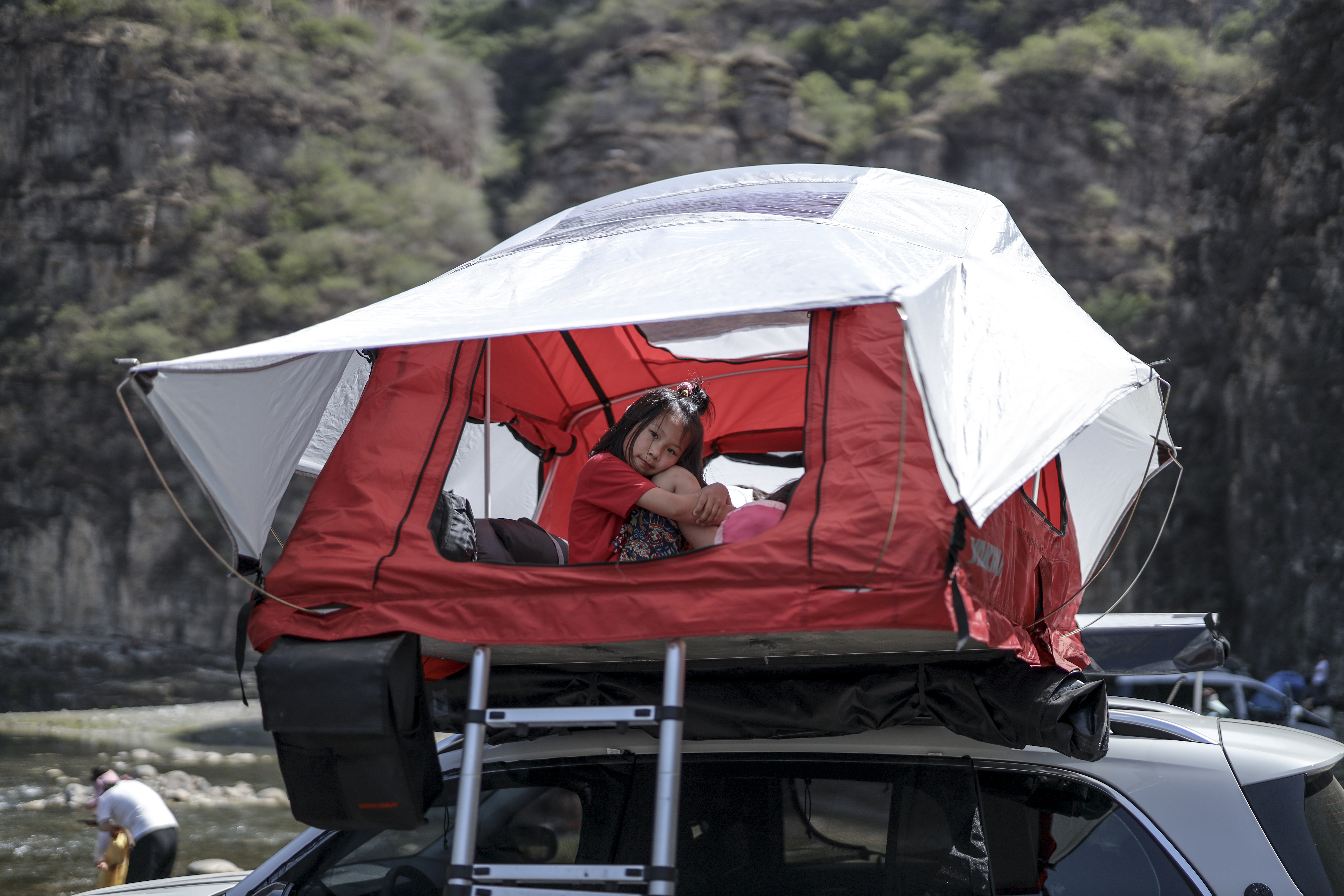 奔驰glb露营改装,glb改装露营