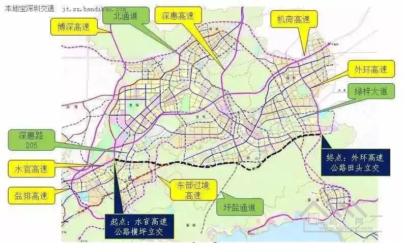 坪山与大亚湾交通对接,坪山临大亚湾道路建设