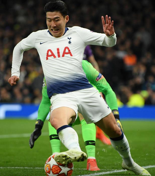 欧冠小组赛热刺1:2摩纳哥,热刺曼城欧冠孙兴慜一回合