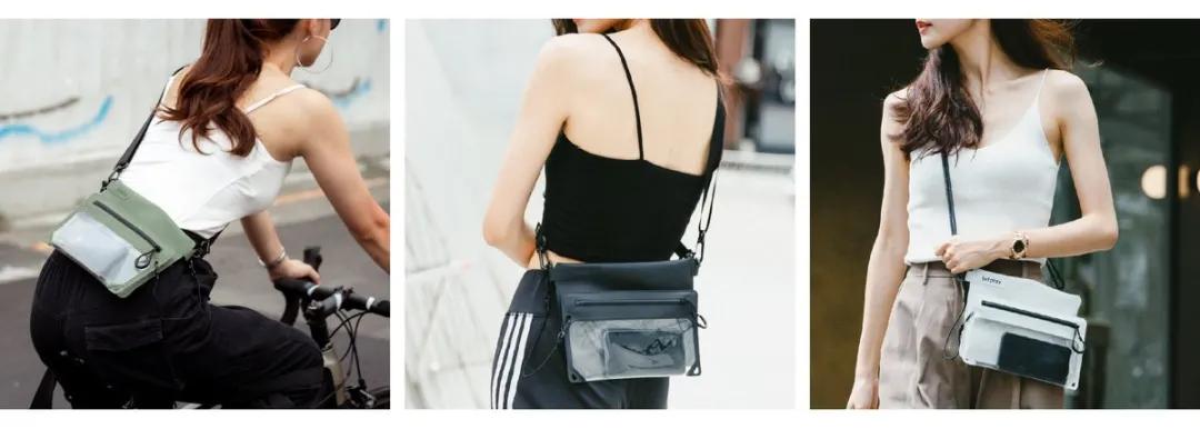 全境防水瞬扣包，地上水下都能用，下雨游泳照样玩手机