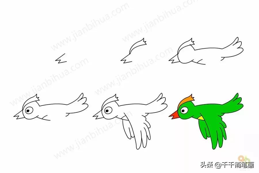 幼儿园动物的水墨画入门,儿童动物画入门简易范画