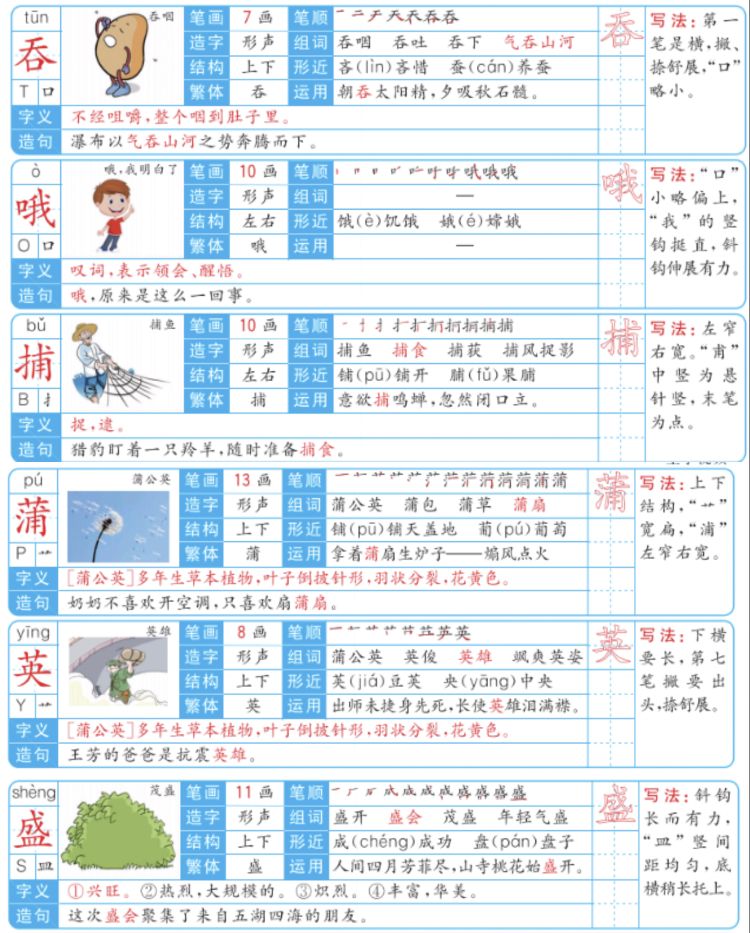 第20课三年级上册的生字笔顺,部编版三年级下册生字笔顺动图
