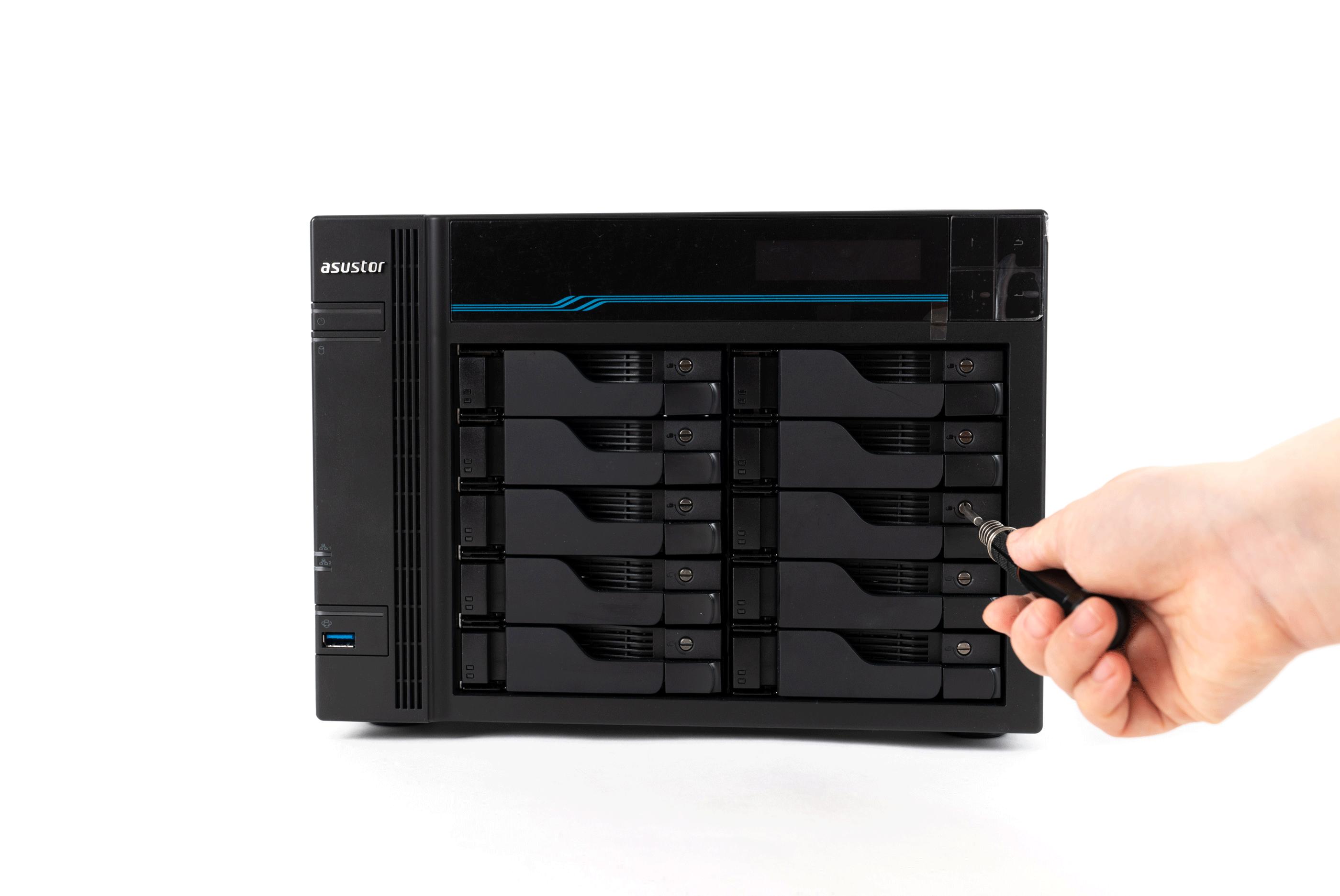 ASUSTOR爱速特旗舰NASAS7110T拆解评测