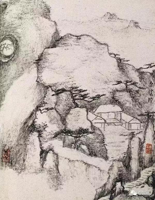 枯笔讲解,赏析枯笔