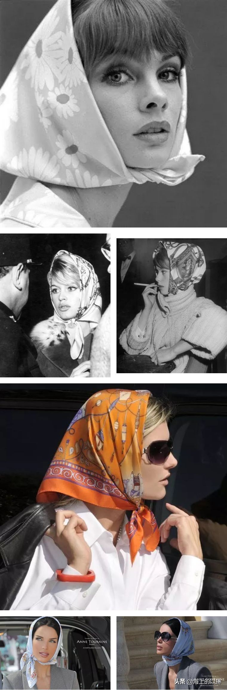 法国女人如何戴丝巾,法国女人的丝巾