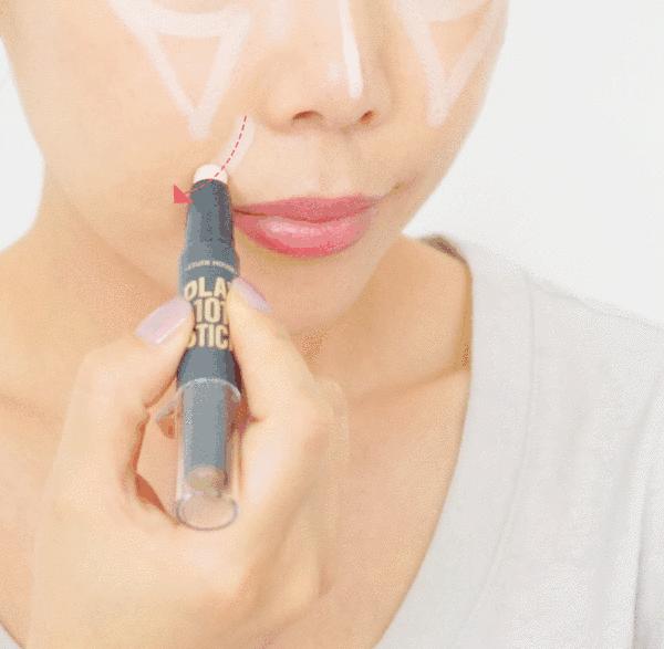 修容棒咋样用,miniso修容棒修容教程