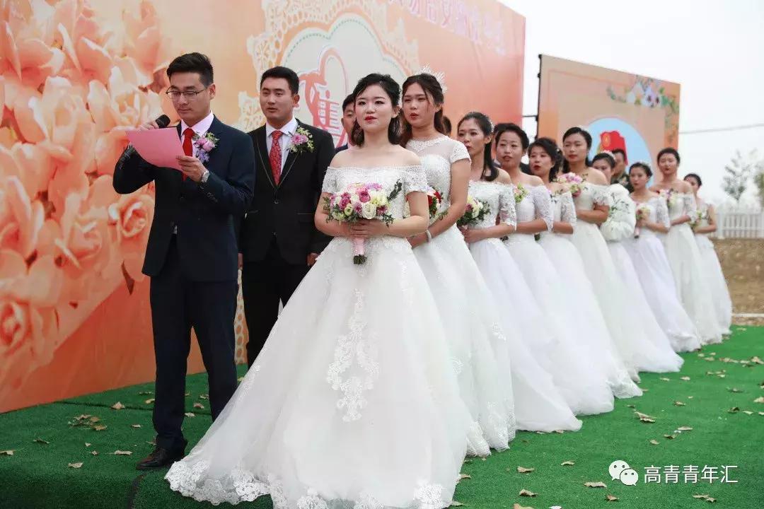 淄博高青婚礼红旗车队,高青国井南苑婚礼