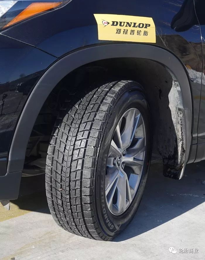 邓禄普雪地胎测评,邓禄普全地形轮胎冰雪路面
