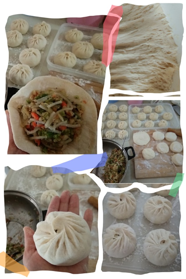 家常素馅大菜包,馅出水馅松散不好包怎么办,只需一招就能解决