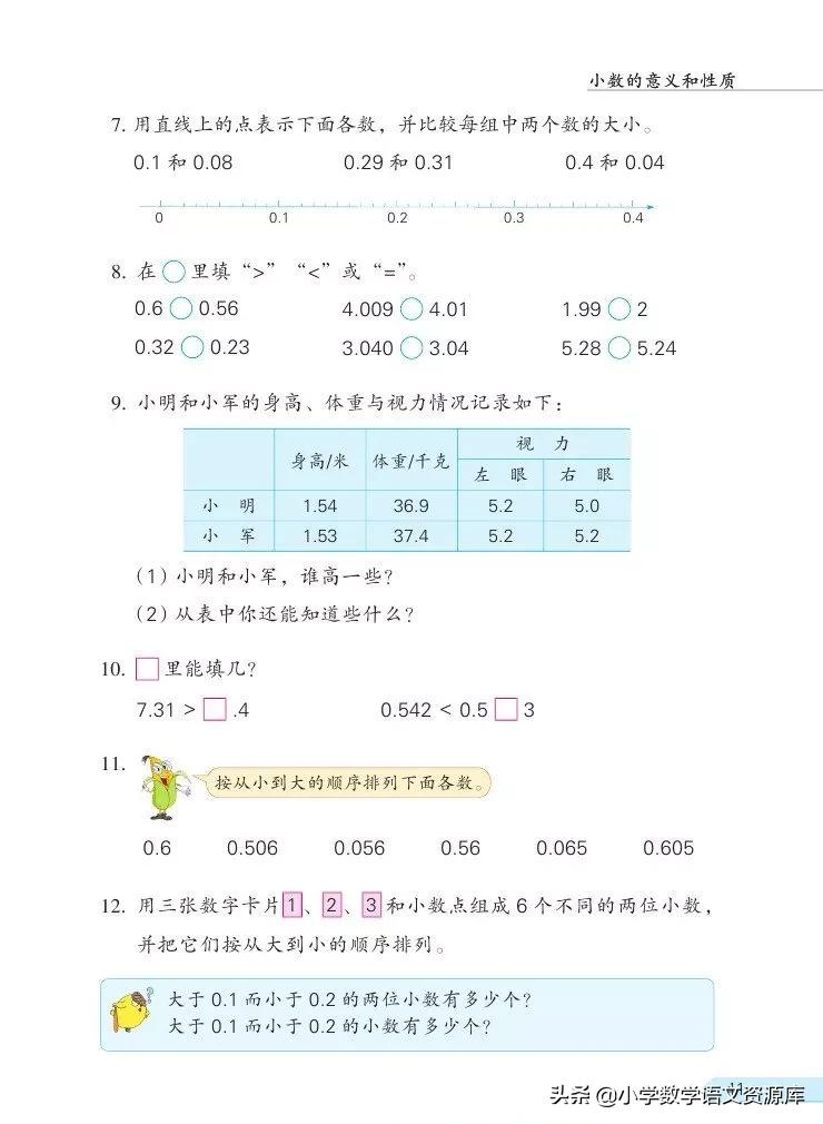 苏教版五年级上册数学电子课本,苏教版数学五年级上册目录