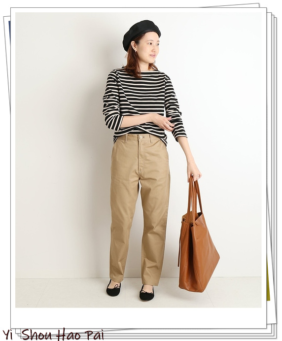 米色裤子穿搭夏天,春季米色裤子怎么搭配上衣