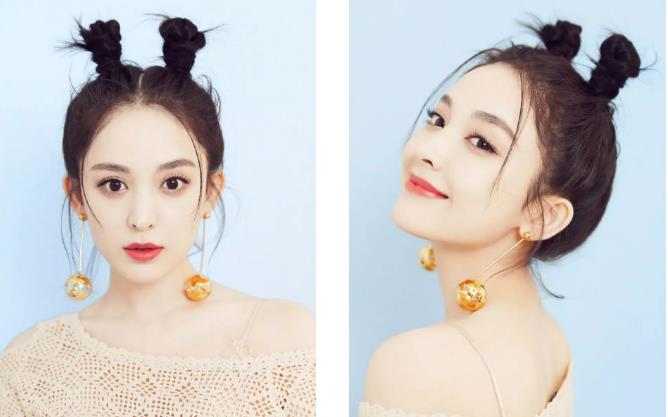 女明星全员哪吒头！杨超越可爱，IU甜美，但最出彩的还是她