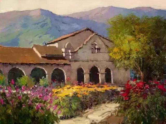 100张油画风景欣赏每一张都是顶配,100张风景油画初学者临摹