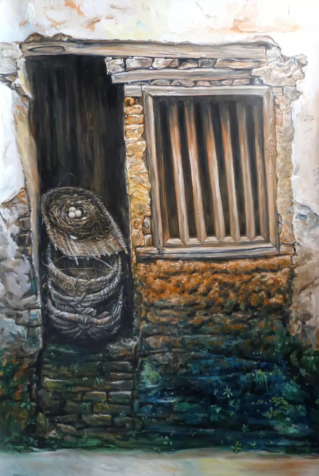 子鼠国画作品欣赏,金鼠迎春绘画图片