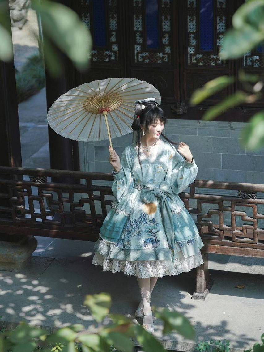 适合过年也适合日常穿的lo裙,优雅系lo裙复古小个子