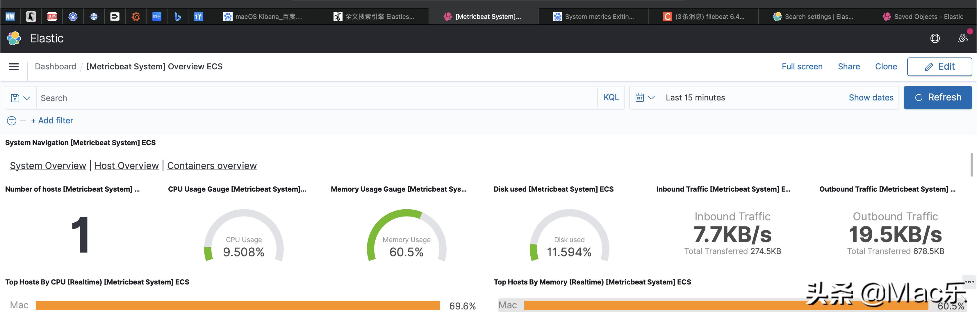 macOSinstallElasticKibana