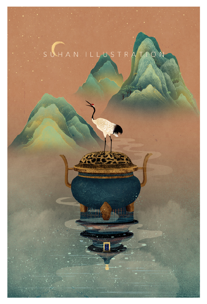 插画师有代入感有意境的作品,唯美插画中国