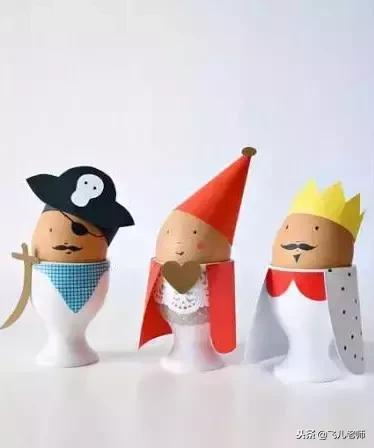 鸡蛋托手工绘画,绘蛋手工简单的