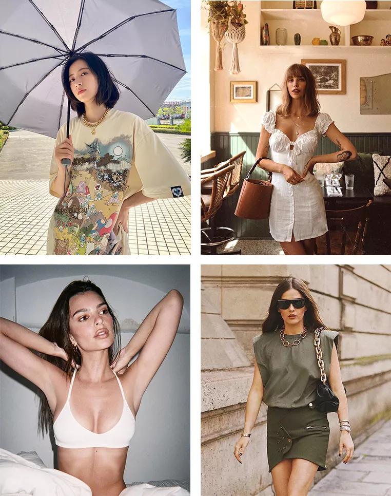 胸大和胸小穿衣服效果对比短袖,胸大和胸小穿衣对比哪个年轻