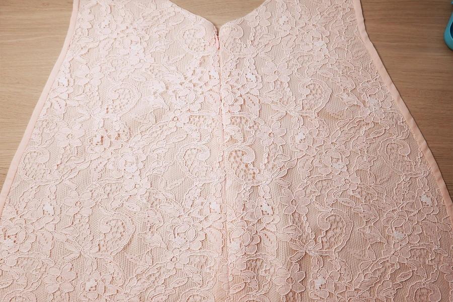 短款包臀裙裁剪缝制教程,包裙开叉缝制方法图解