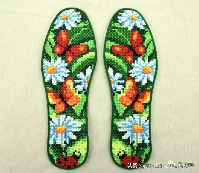 手工艺术鞋垫7层,手工鞋垫美术