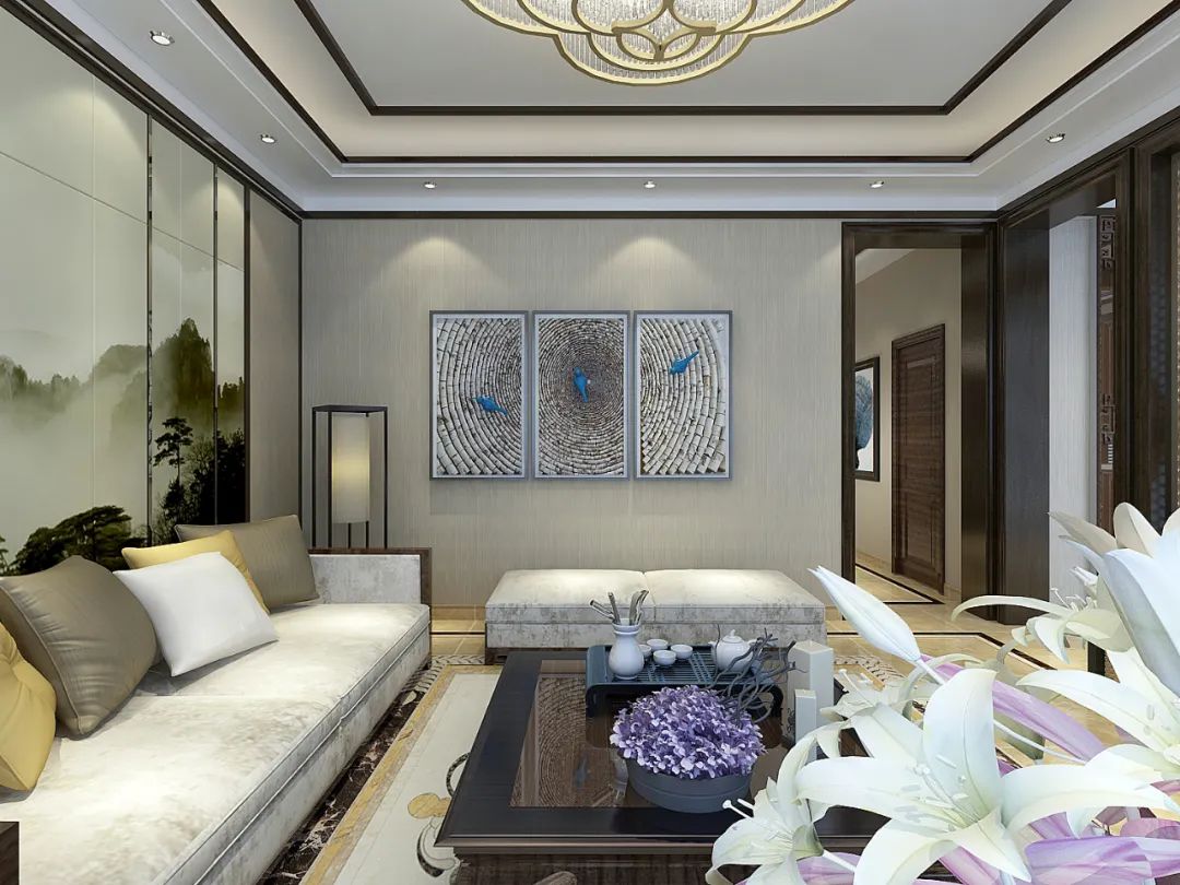 德州运河庭院,新中式庭院别墅装修设计