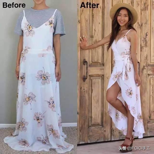 丑衣服改造后穿出高级感,让丑的衣服变好看