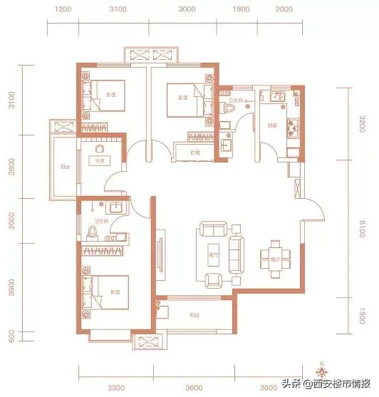 市政府旁边200米的房子,市委市政府旁边的楼盘