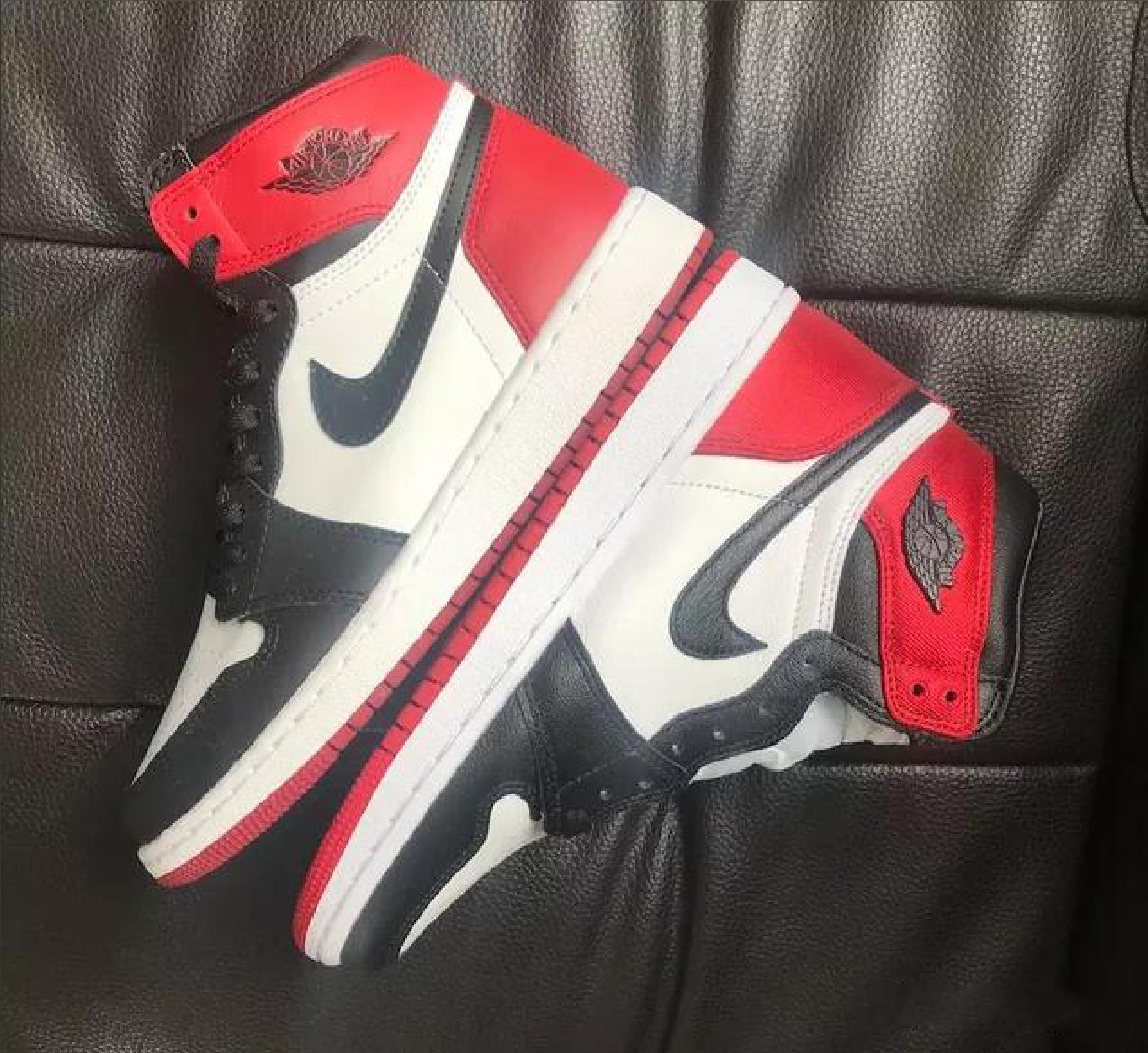 新出的aj1黑白灰发售了多少双,800块入手aj黑红脚趾同款