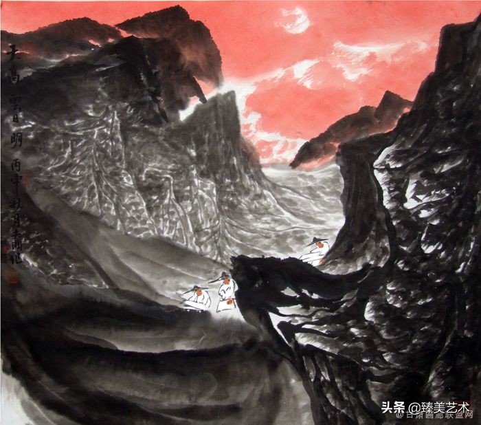 笔墨营造腾升的“心像”——祝夫刚山水画赏析