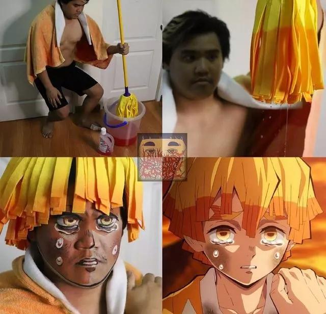 泰国“穷酸”小胖哥为了cosplay，家里的马桶都被玩坏了