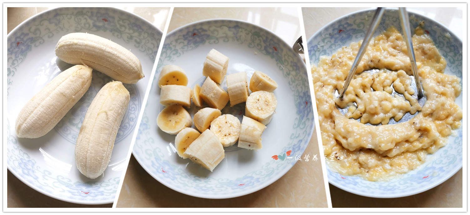 香蕉薄饼的做法儿童早餐,香蕉薄饼不加奶