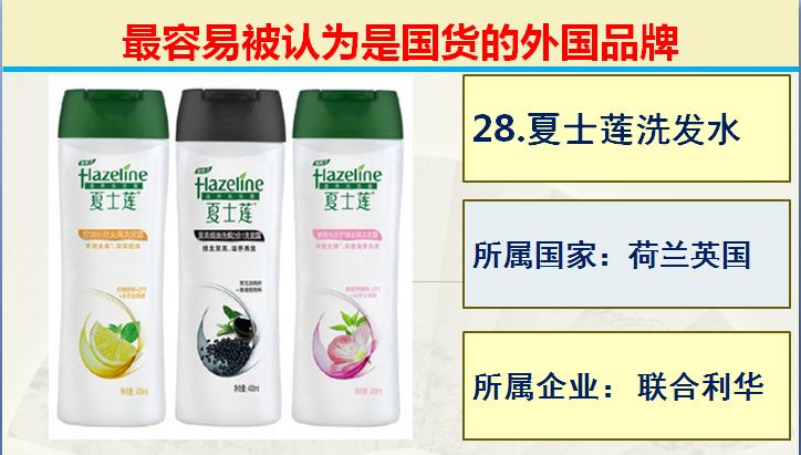 生活中常见的50个最容易被认为是国产的外国品牌，支持国产