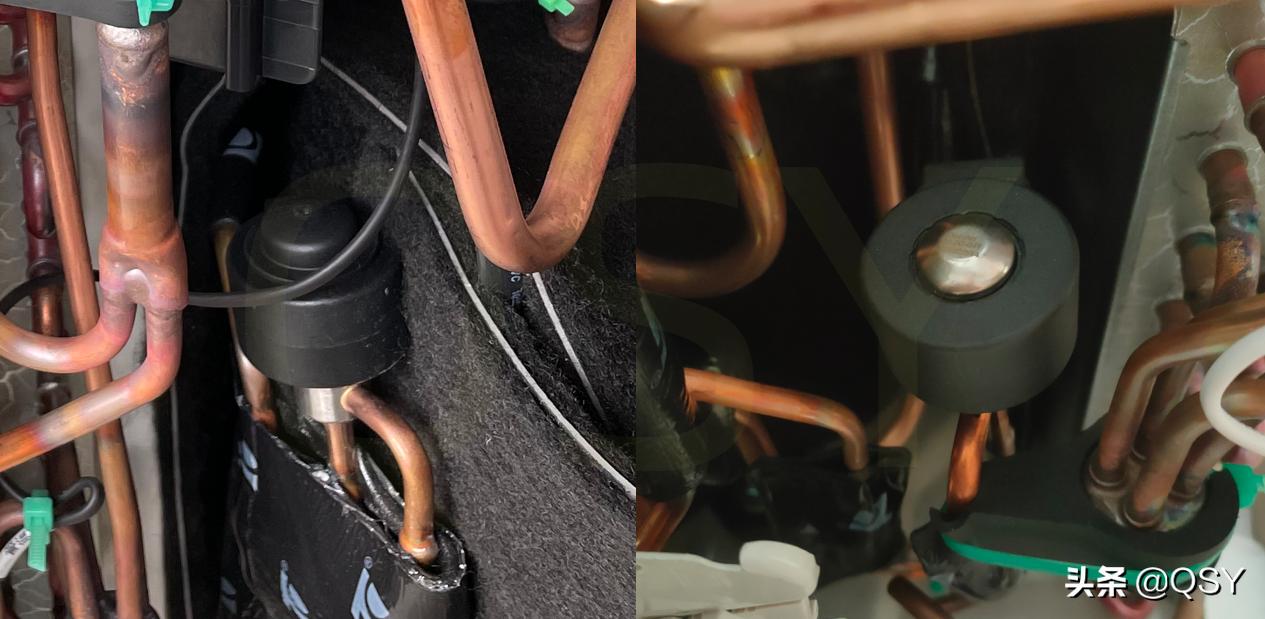 格力两代云锦Ⅱ1.5匹新一级空调对比拆机C形冷凝器没了