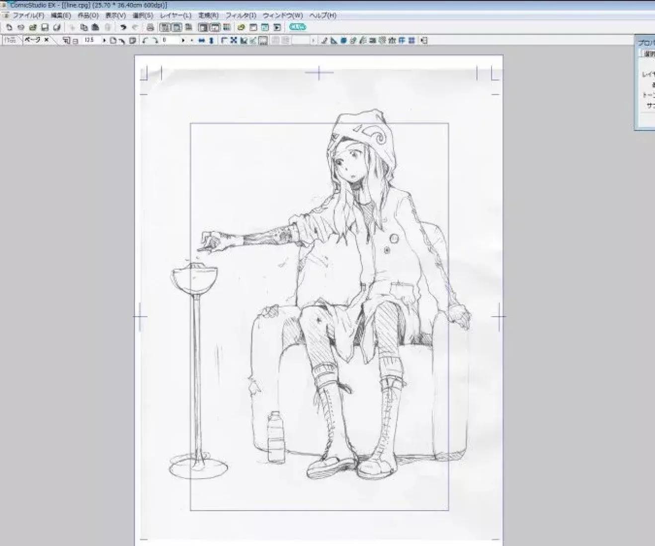 板绘线稿绘画全过程,手绘基础为零可以从板绘开始