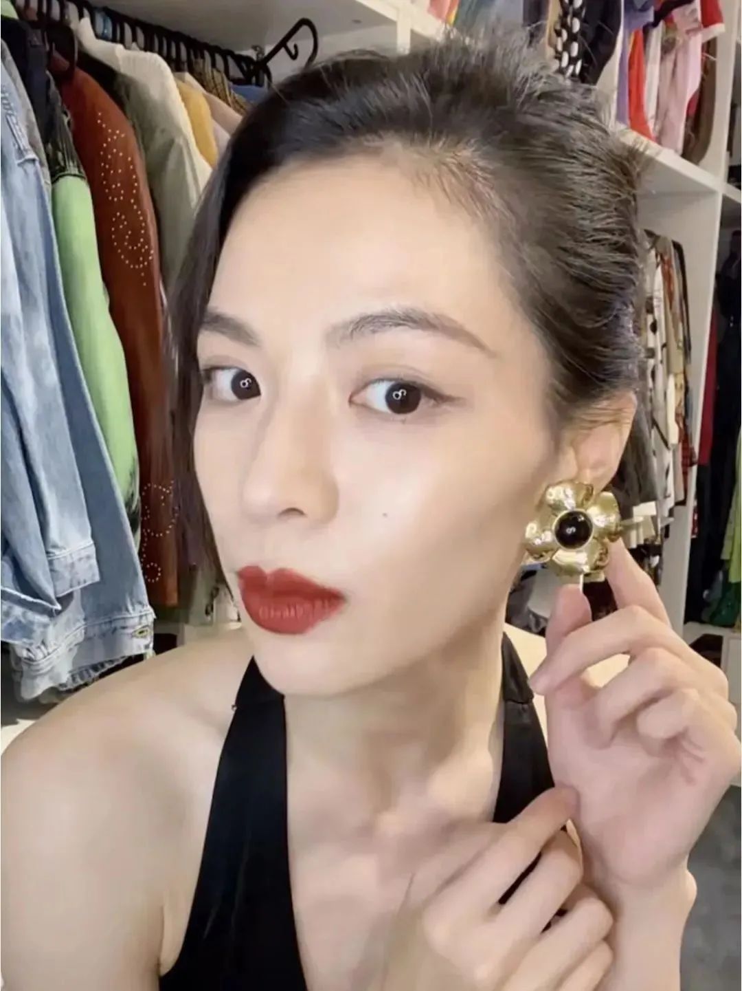 钟楚曦耳环高清图片,钟楚曦耳饰特辑